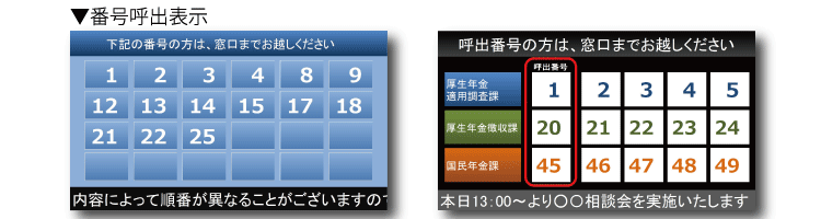 デジタルサイネージ公共施設例